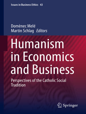 cover image of Humanism in Economics and Business